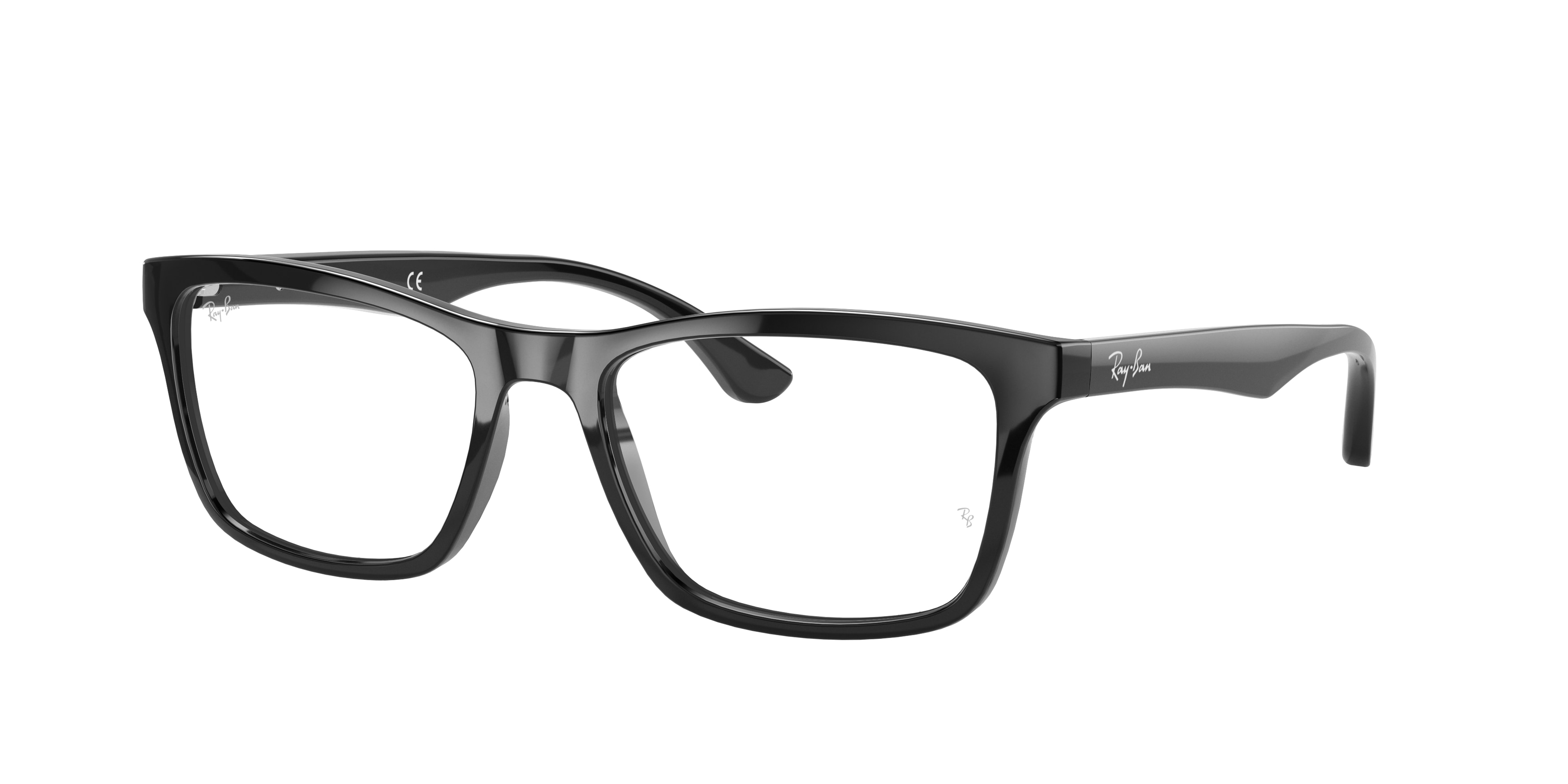 Ray - Ban Unisex RX5279F 2000 Montures Optiques AcéTate Noir Transparent Carré Normale-image